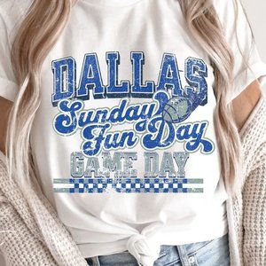 Dallas Football Fan Shirt, Cowboys football fan, cute football Shirt sunday fun